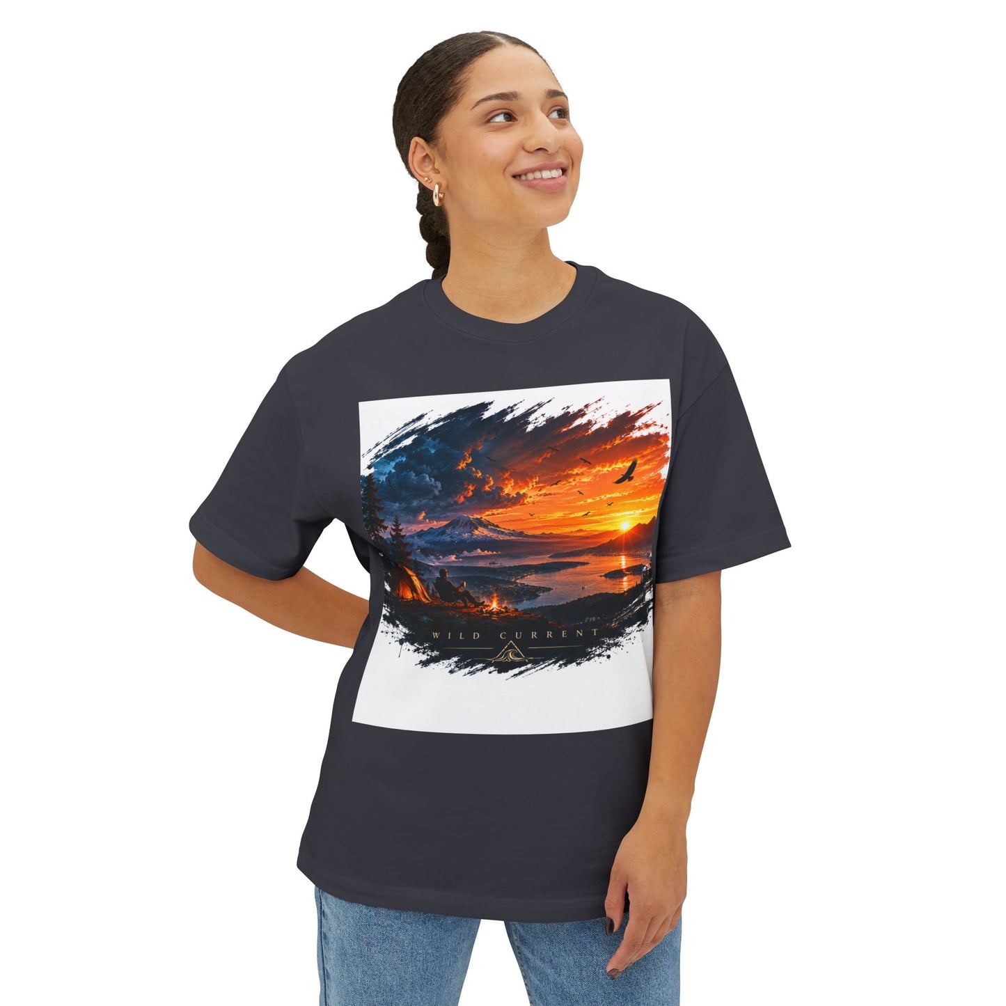 Sunset Surfscape Tee — Ocean Sunset Graphic T-Shirt