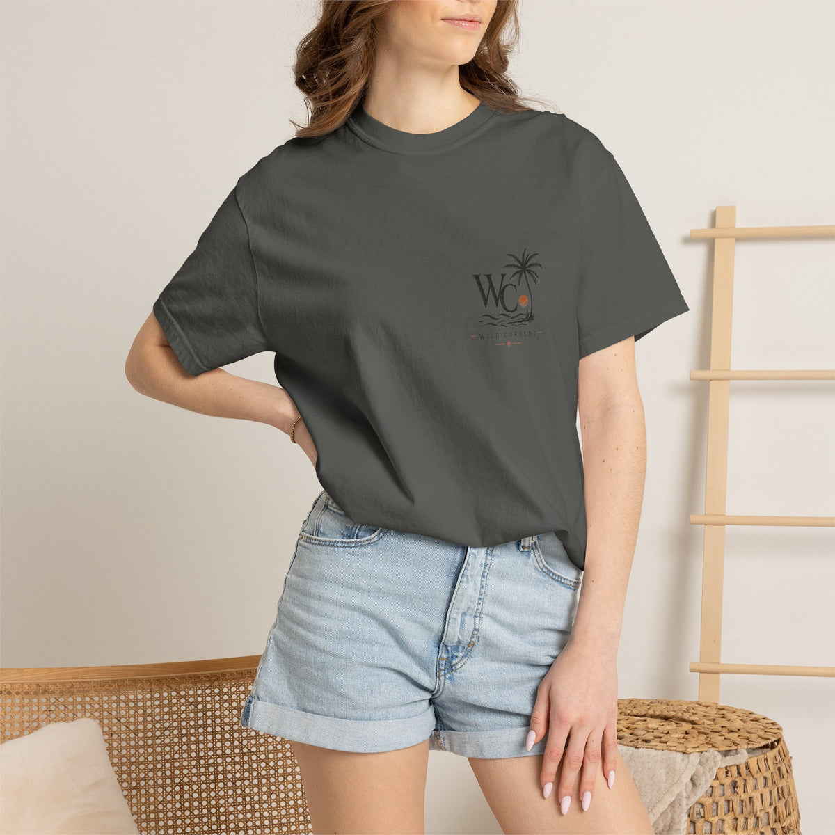 Wild Current Surf Vibes T‑Shirt — 'Explore More Worry Less' Graphic Tee