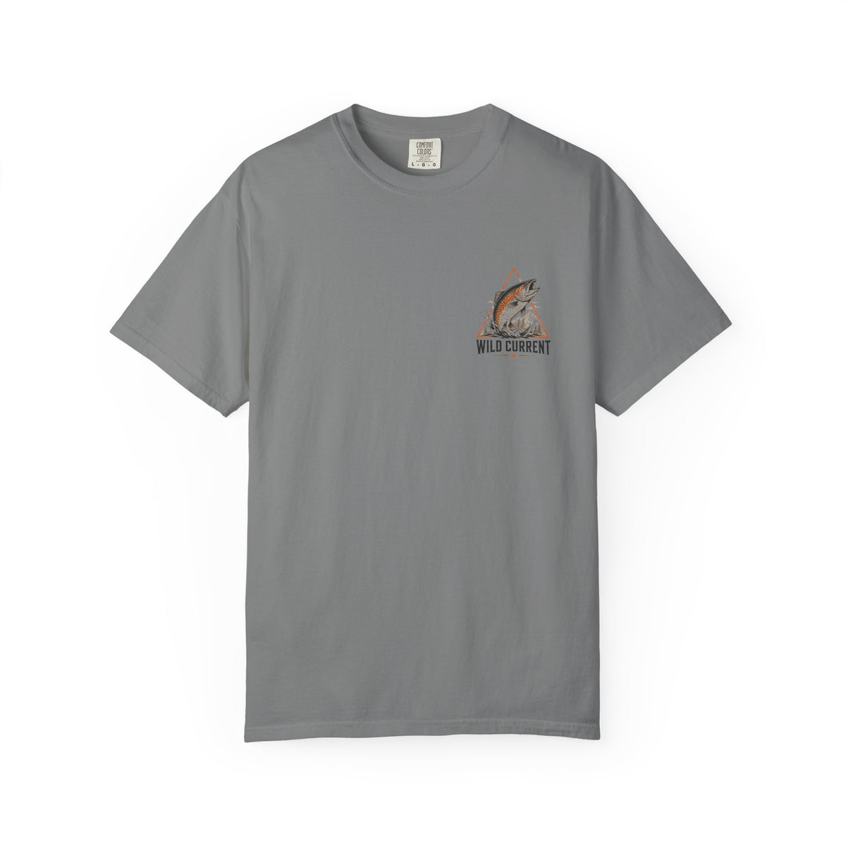 Fishing T-Shirt — "Wild Current" Trout Graphic Outdoor Tee