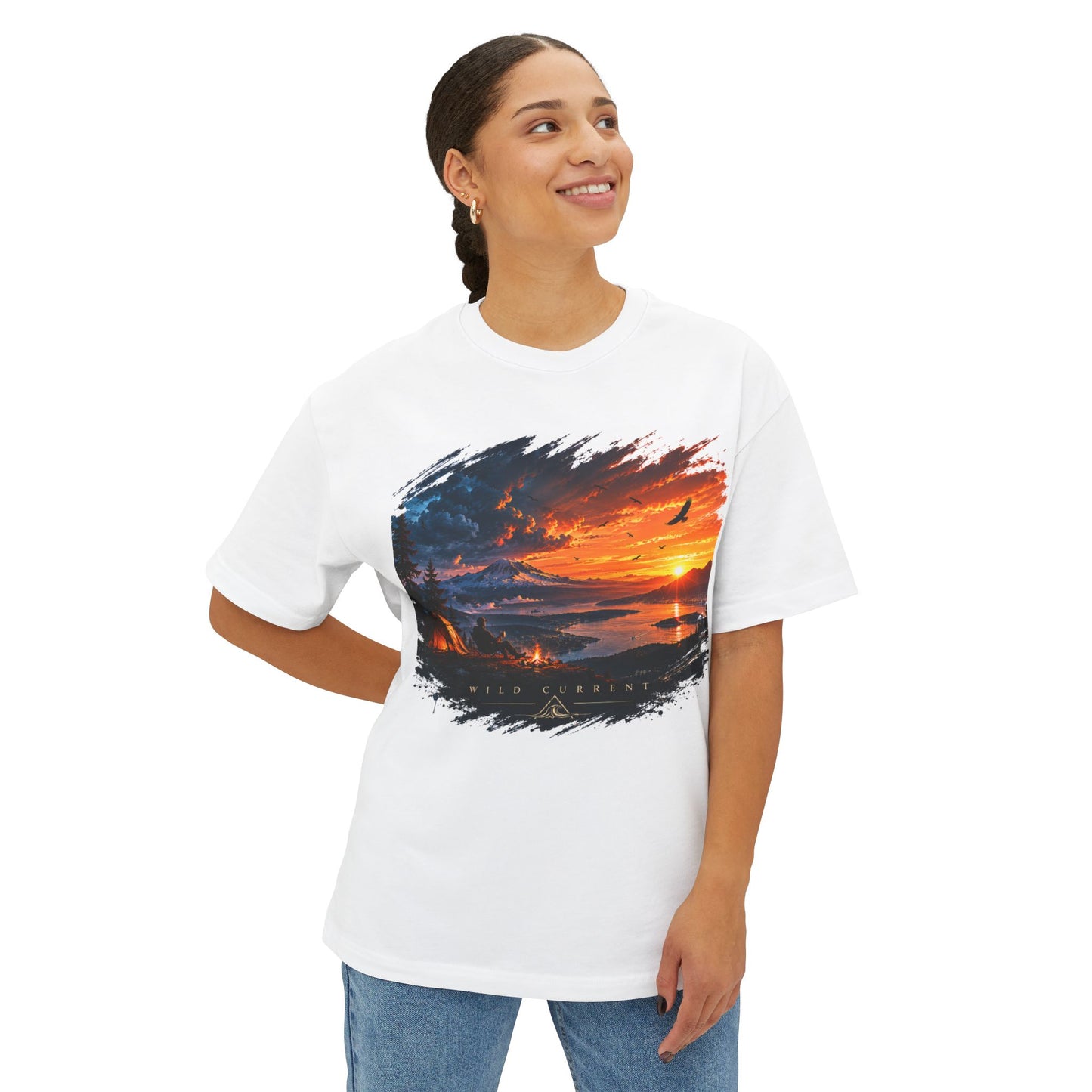 Sunset Surfscape Tee — Ocean Sunset Graphic T-Shirt