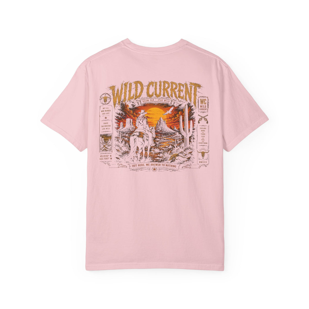 T‑Shirt — Wild Current Desert Sunset Graphic Tee