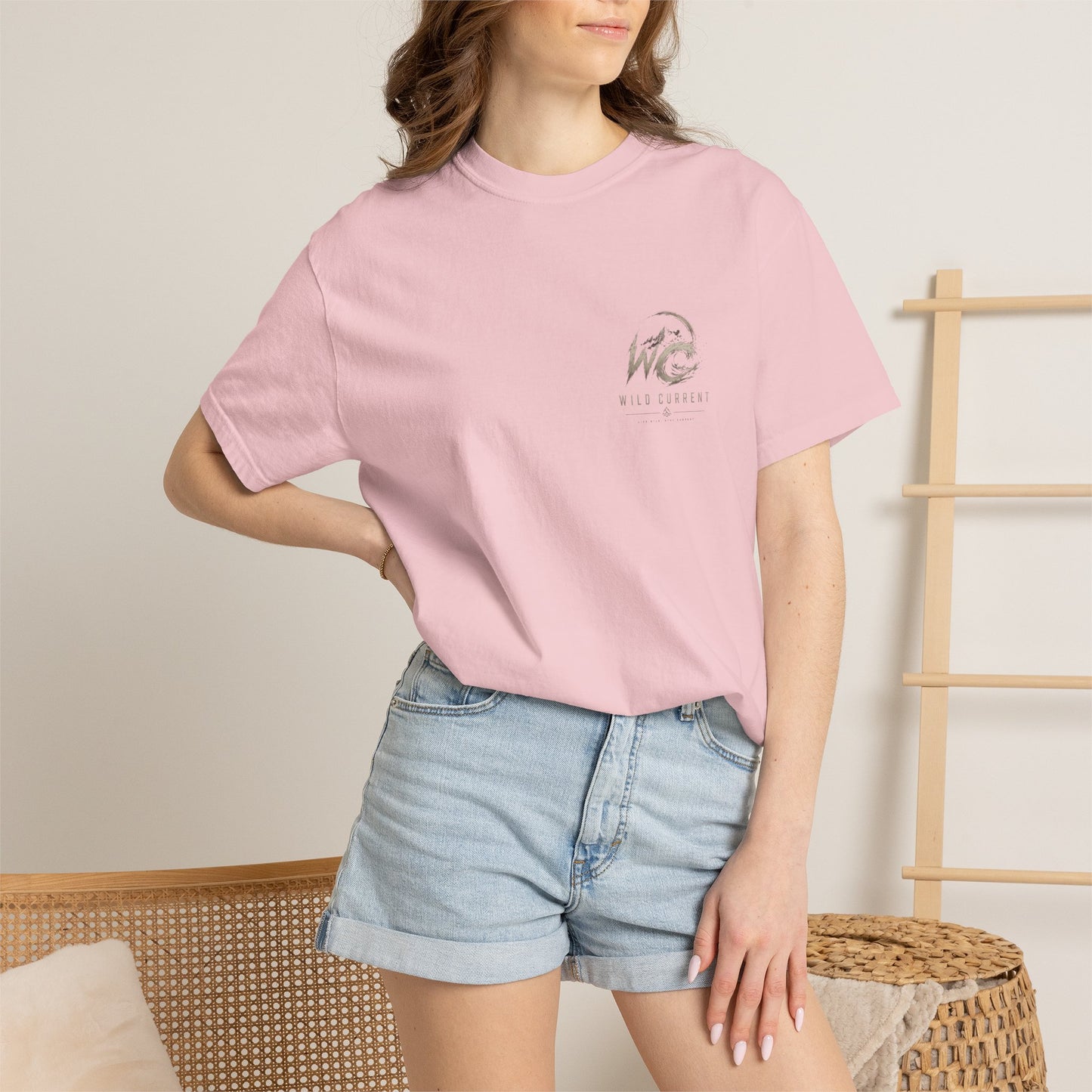 The Current Within Surf Graphic T-Shirt — Vibrant Retro Surf Skull Art