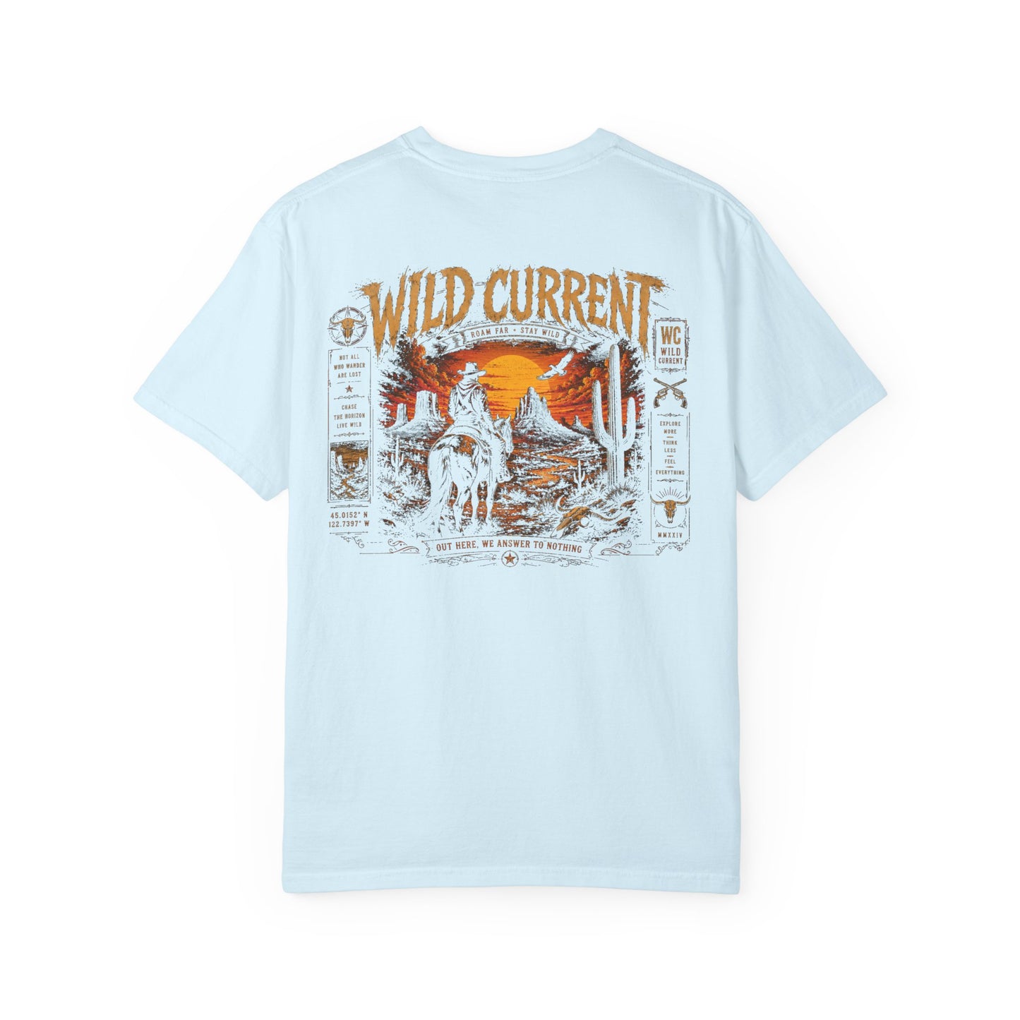 T‑Shirt — Wild Current Desert Sunset Graphic Tee