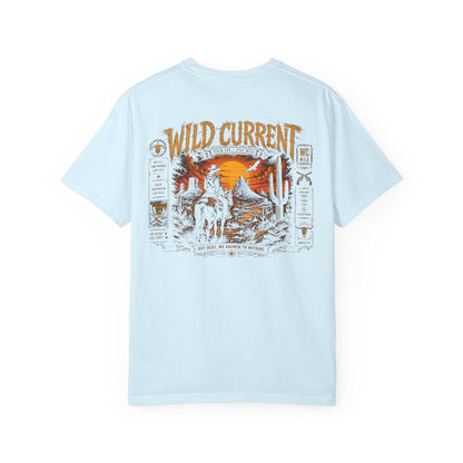 T‑Shirt — Wild Current Desert Sunset Graphic Tee