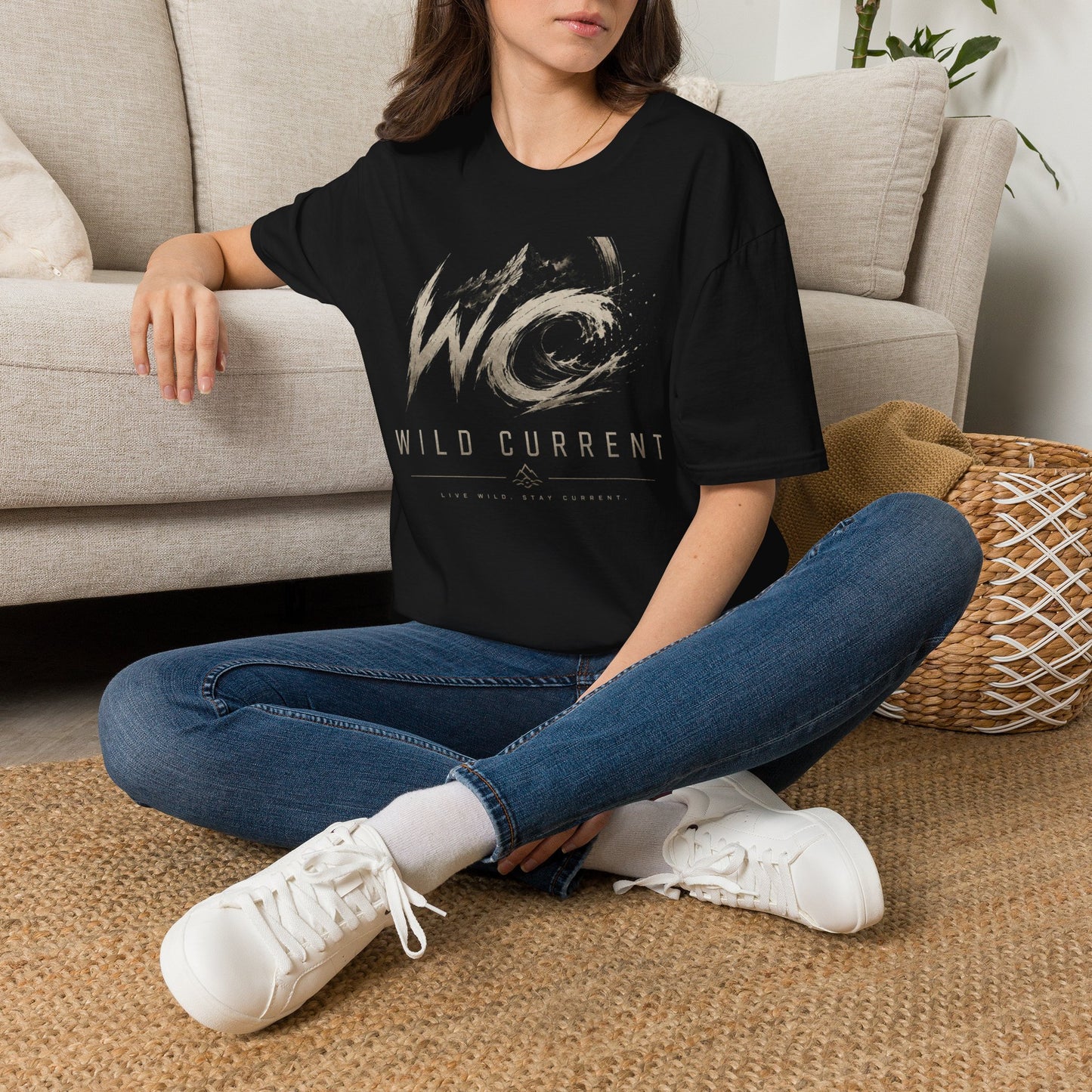 Wild Current T-Shirt – WC Mountain Wave Graphic Tee