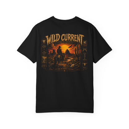 T‑Shirt — Wild Current Desert Sunset Graphic Tee