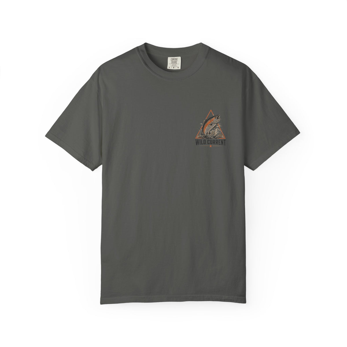 Fishing T-Shirt — "Wild Current" Trout Graphic Outdoor Tee
