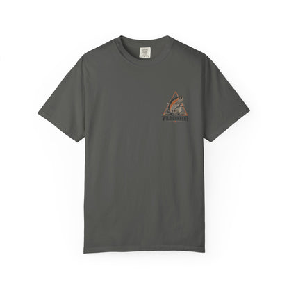 Fishing T-Shirt — "Wild Current" Trout Graphic Outdoor Tee