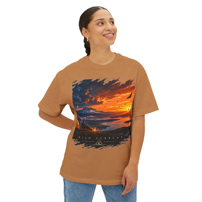 Sunset Horizon Tee — Scenic Sunset Landscape Graphic T-Shirt