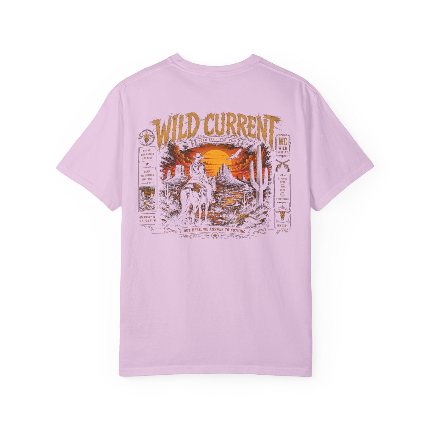 T‑Shirt — Wild Current Desert Sunset Graphic Tee