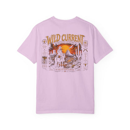 T‑Shirt — Wild Current Desert Sunset Graphic Tee