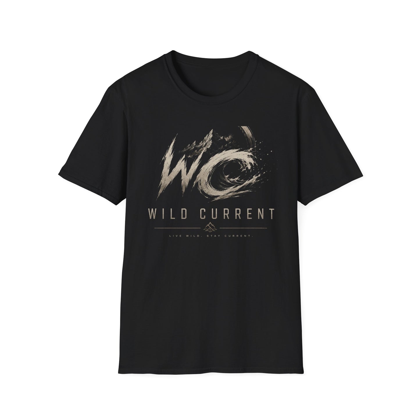 Wild Current T-Shirt – WC Mountain Wave Graphic Tee