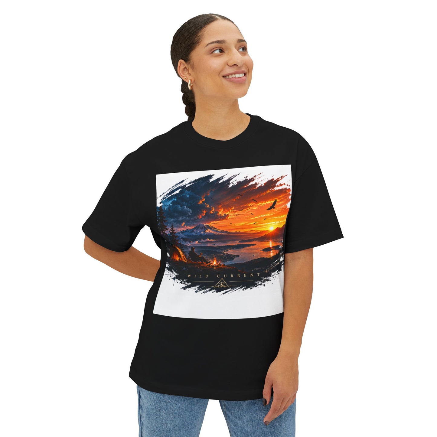 Sunset Surfscape Tee — Ocean Sunset Graphic T-Shirt