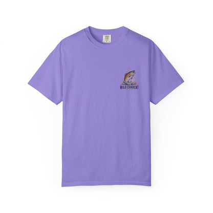 Fishing T-Shirt — "Wild Current" Trout Graphic Outdoor Tee