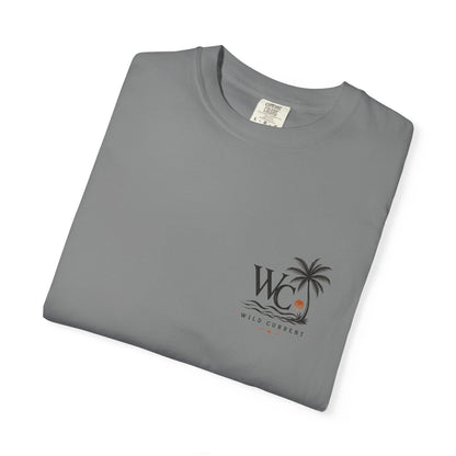 Wild Current Surf Vibes T‑Shirt — 'Explore More Worry Less' Graphic Tee