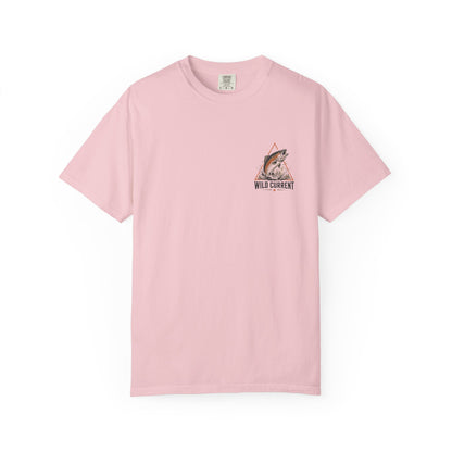 Fishing T-Shirt — "Wild Current" Trout Graphic Outdoor Tee