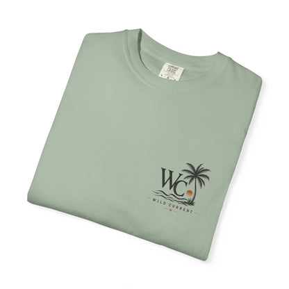 Wild Current Surf Vibes T‑Shirt — 'Explore More Worry Less' Graphic Tee