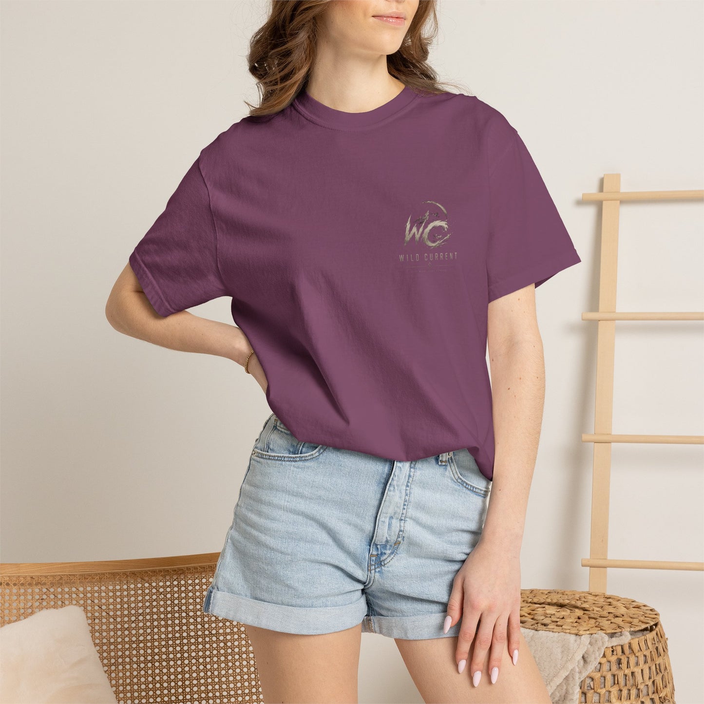 The Current Within Surf Graphic T-Shirt — Vibrant Retro Surf Skull Art