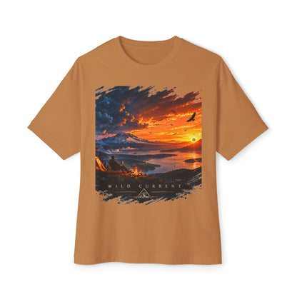 Sunset Horizon Tee — Scenic Sunset Landscape Graphic T-Shirt