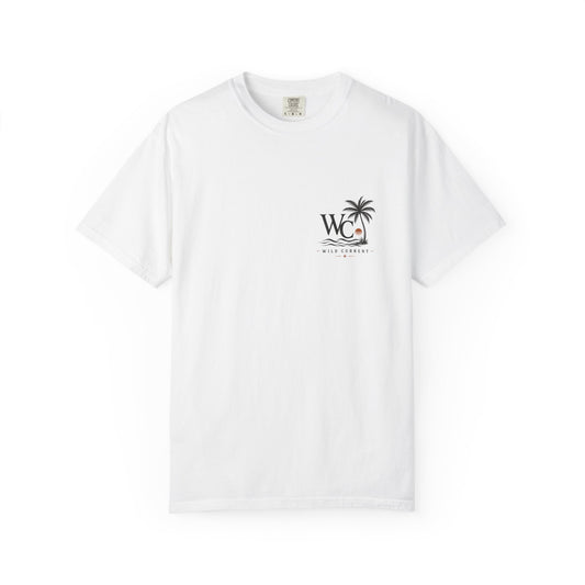 Wild Current Surf Vibes T‑Shirt — 'Explore More Worry Less' Graphic Tee