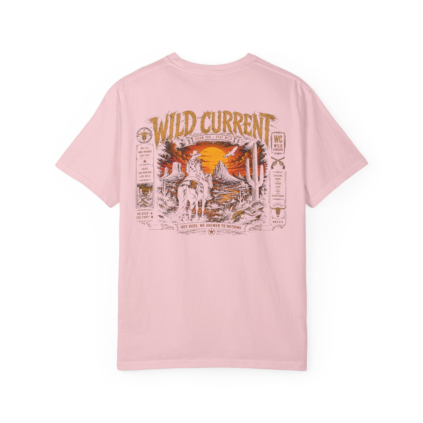 T‑Shirt — Wild Current Desert Sunset Graphic Tee