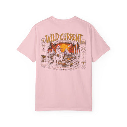 T‑Shirt — Wild Current Desert Sunset Graphic Tee