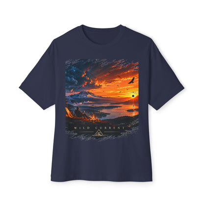 Sunset Horizon Tee — Scenic Sunset Landscape Graphic T-Shirt