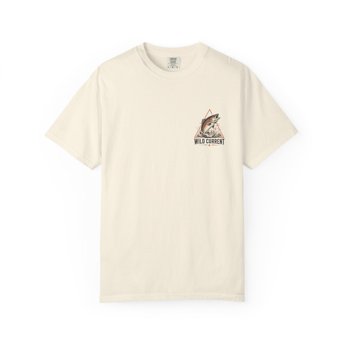 Fishing T-Shirt — "Wild Current" Trout Graphic Outdoor Tee