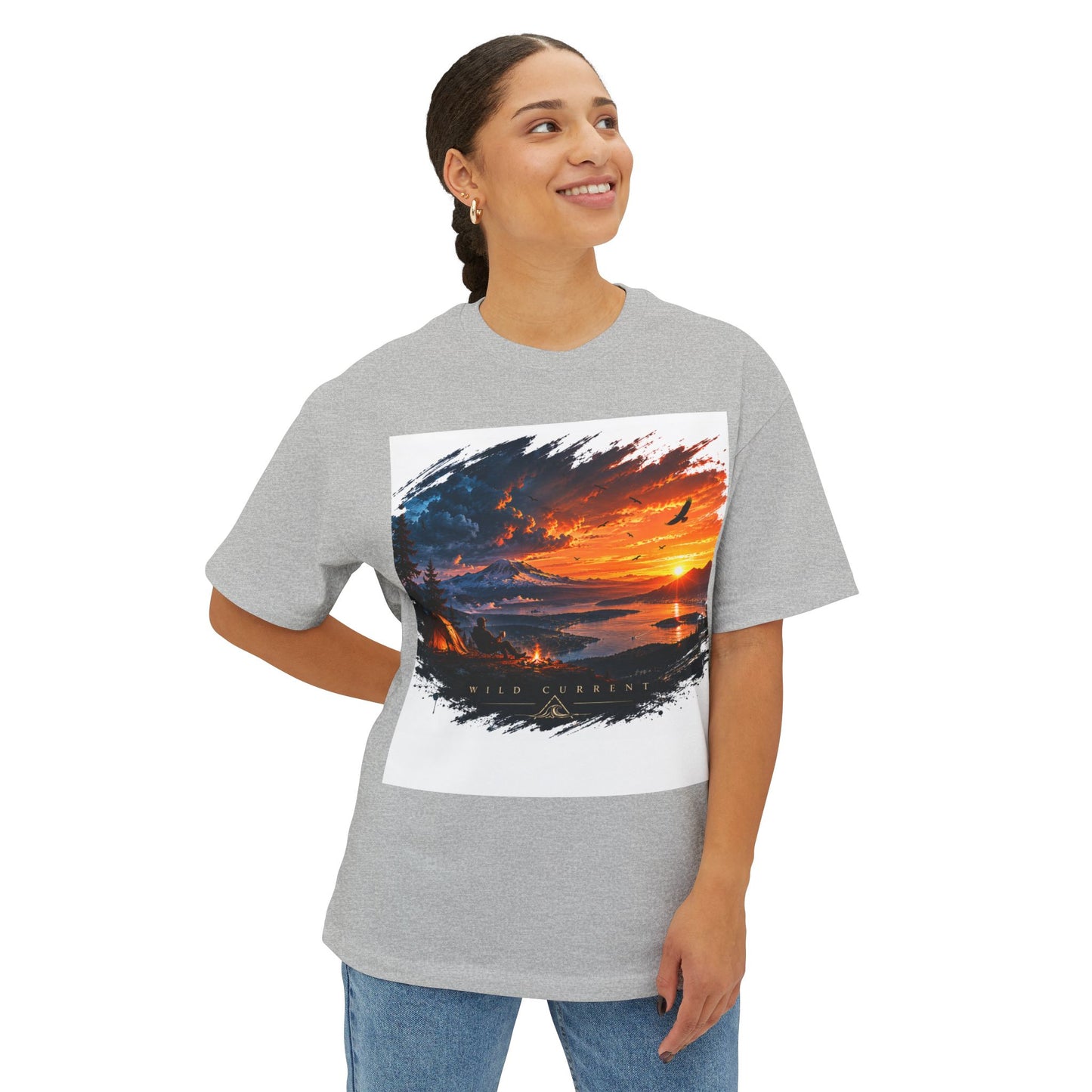 Sunset Surfscape Tee — Ocean Sunset Graphic T-Shirt