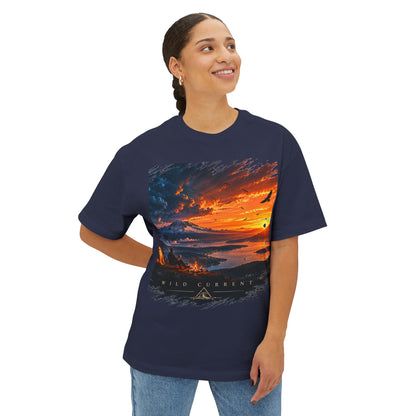 Sunset Horizon Tee — Scenic Sunset Landscape Graphic T-Shirt